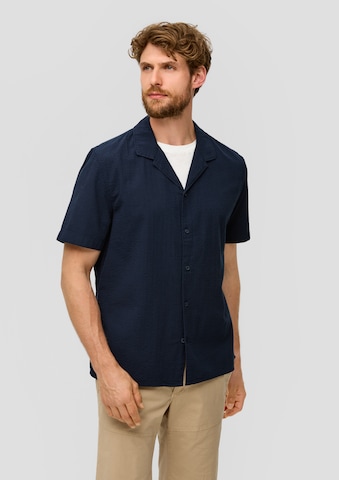 Coupe regular Chemise s.Oliver en bleu : devant