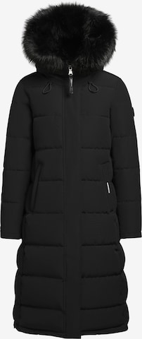 khujo Mantel 'PORDE' in Schwarz: Vorderseite