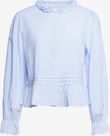 Chemisier faina en bleu : devant