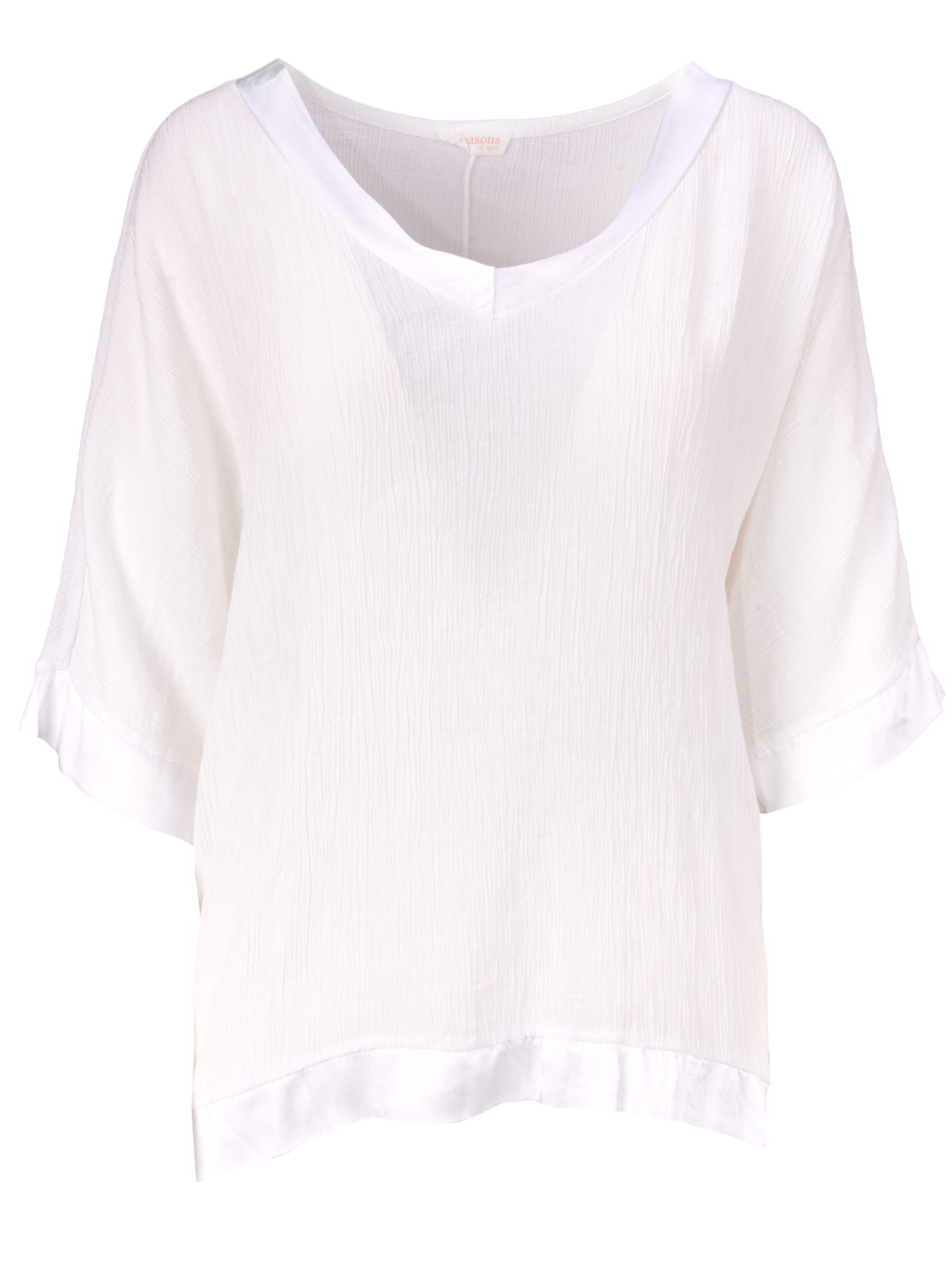 Chemisier 'Stella' Seasons of April en blanc : devant