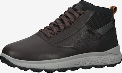 GEOX Sneakers hoog in de kleur Bruin / Grijs / Zwart, Productweergave