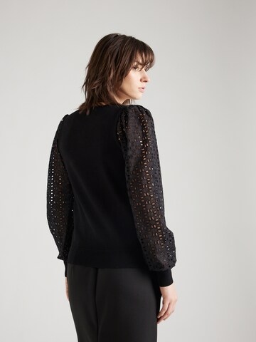 VILA Sweter 'LACINE' w kolorze czarny