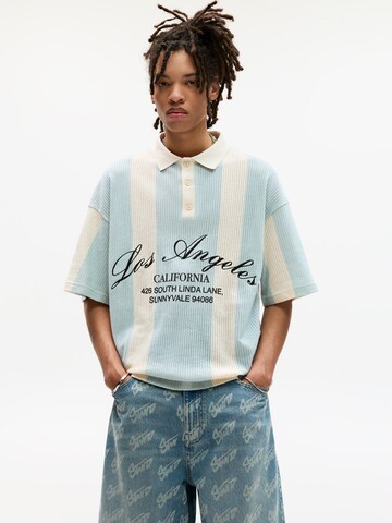 Pull&Bear Majica | modra barva: sprednja stran