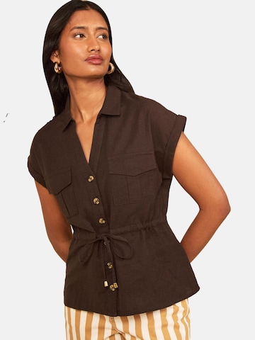 love & roses Bluse i brun: forside