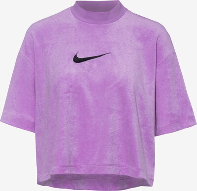 Nike Sportswear T-Shirt in lila / schwarz, Produktansicht