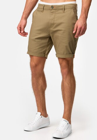 INDICODE JEANS Regular Shorts 'Bonn' in Grün