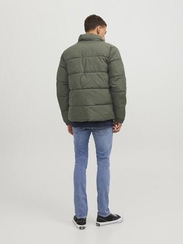 JACK & JONES Winter Jacket in Green