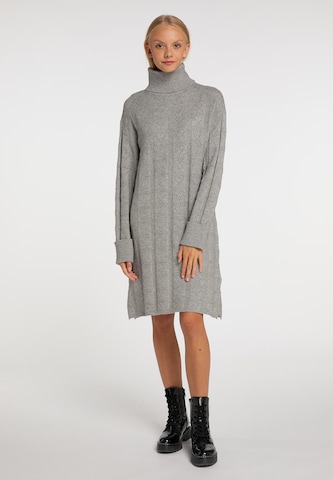 MYMO Knitted dress in Grey