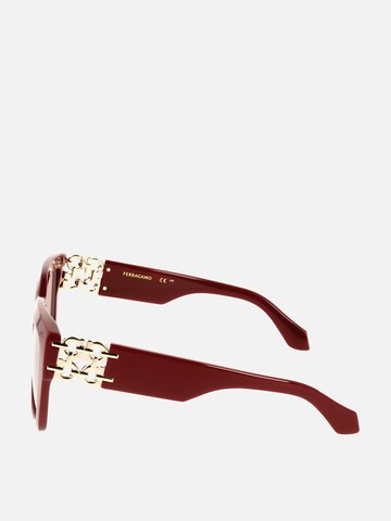 Lunettes de soleil FERRAGAMO en rouge