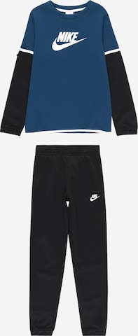 Nike Sportswear Strój do biegania w kolorze niebieski: przód