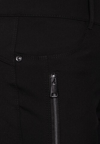 STREET ONE Slimfit Hose in Schwarz