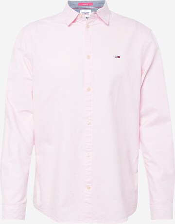 TOMMY HILFIGER Button Up Shirt in Pink: front