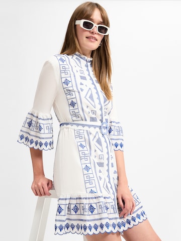 Ambiance Dress in White: front