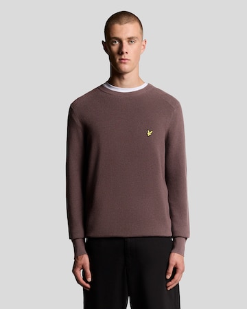 Lyle & Scott Pullover 'Engineered' in Braun: Vorderseite