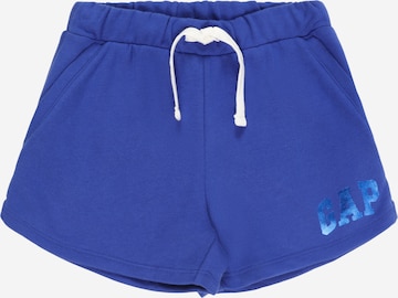 GAP Regular Pants in Blue: front