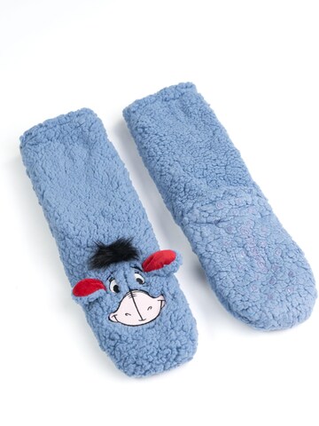 Disney Winnie Puuh Socken 'Hüttensocken I-Aah Esel'‌‌‌‌‌ in Blau