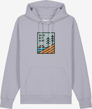Sweat-shirt ' Let's Get Lost ' Watapparel en violet : devant