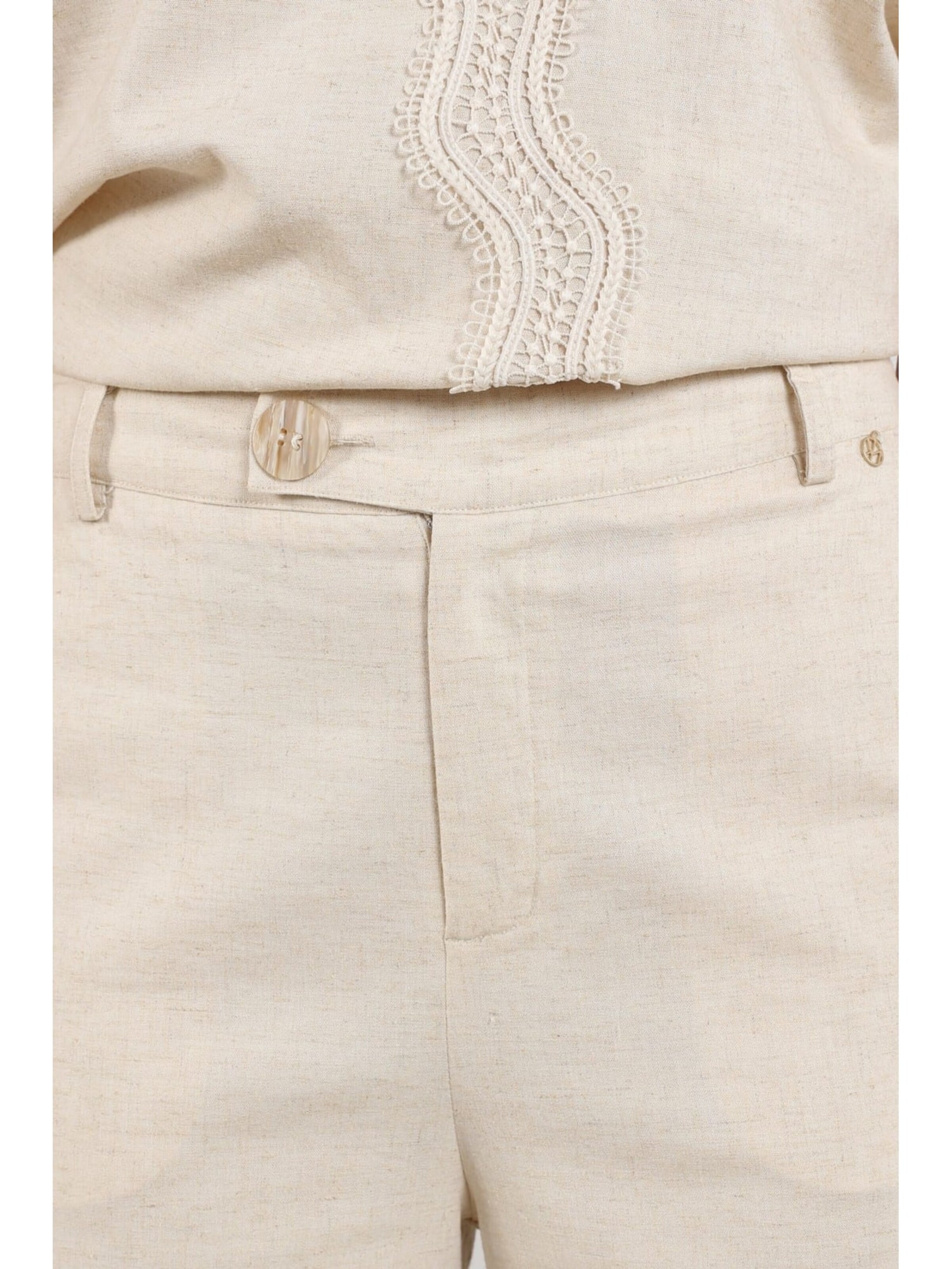nukus Baggy Trousers 'Eline' in Beige