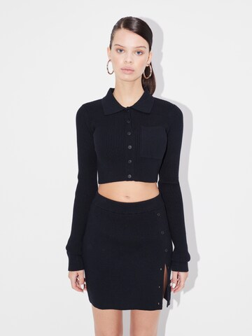 Cardigan 'Falda' LeGer by Lena Gercke en noir : devant