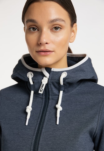 myMo ATHLSR Athletic Zip-Up Hoodie in Blue