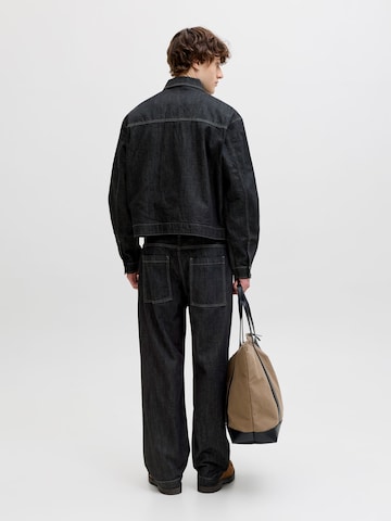 Wide Leg Jean à pince 'JJITed JJLLoyd' JACK & JONES en bleu