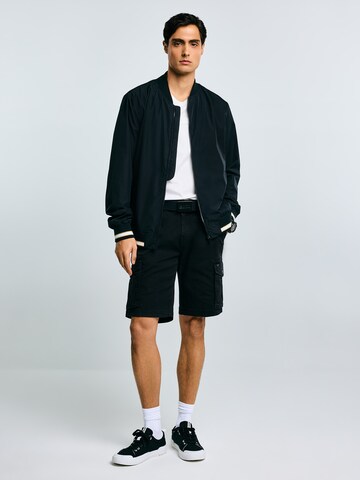BIG STAR Regular Cargo trousers 'Morrise' in Black