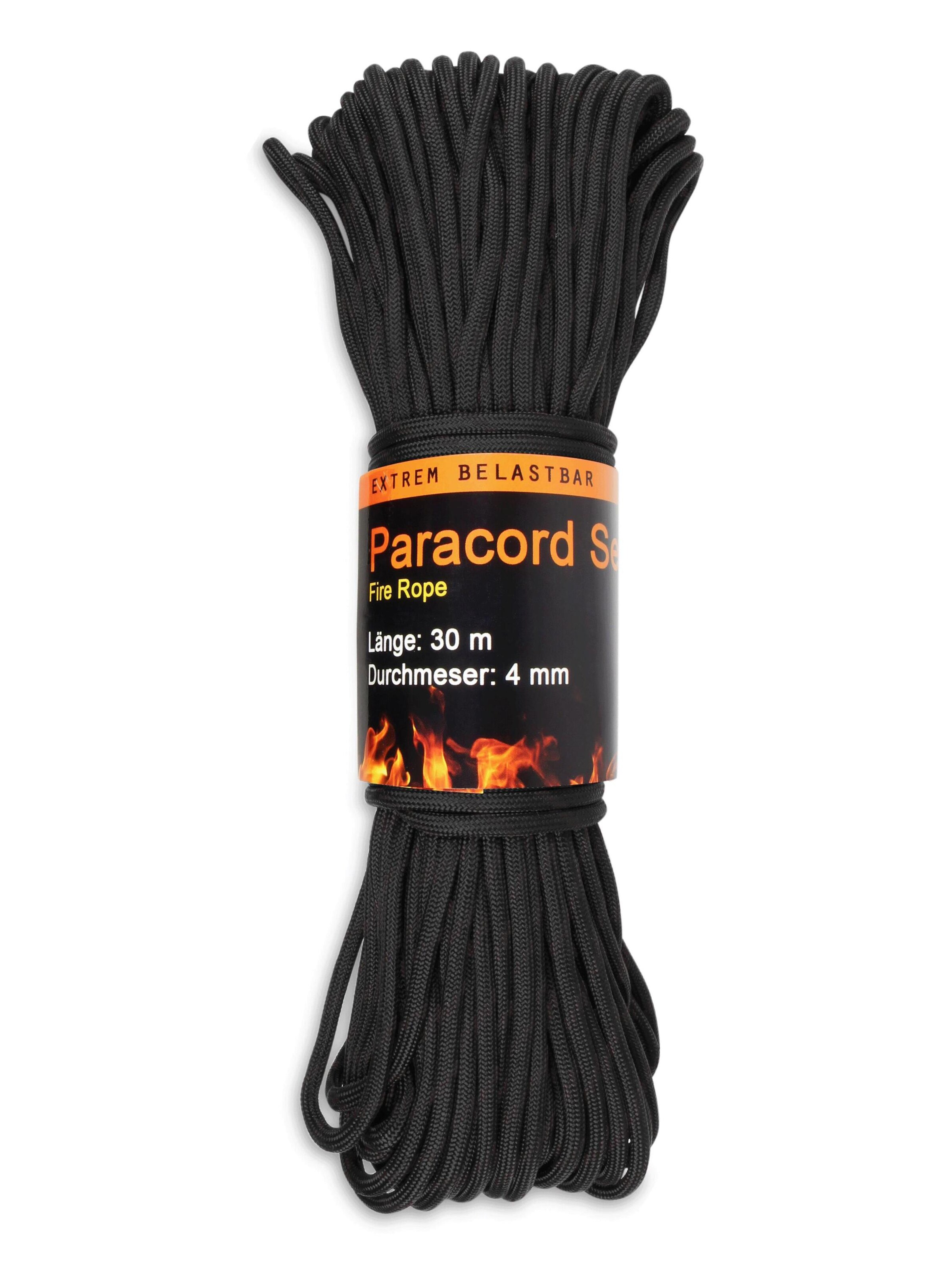 Cordes ' Fire Rope ' normani en noir : devant