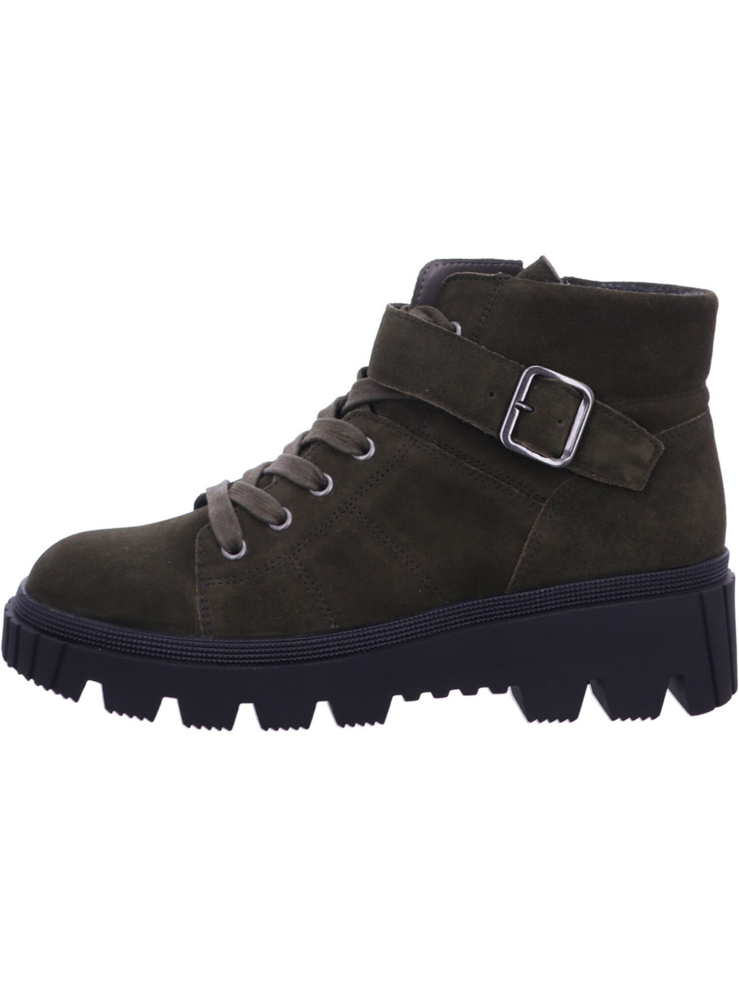 GABOR Schnürstiefeletten in Grün