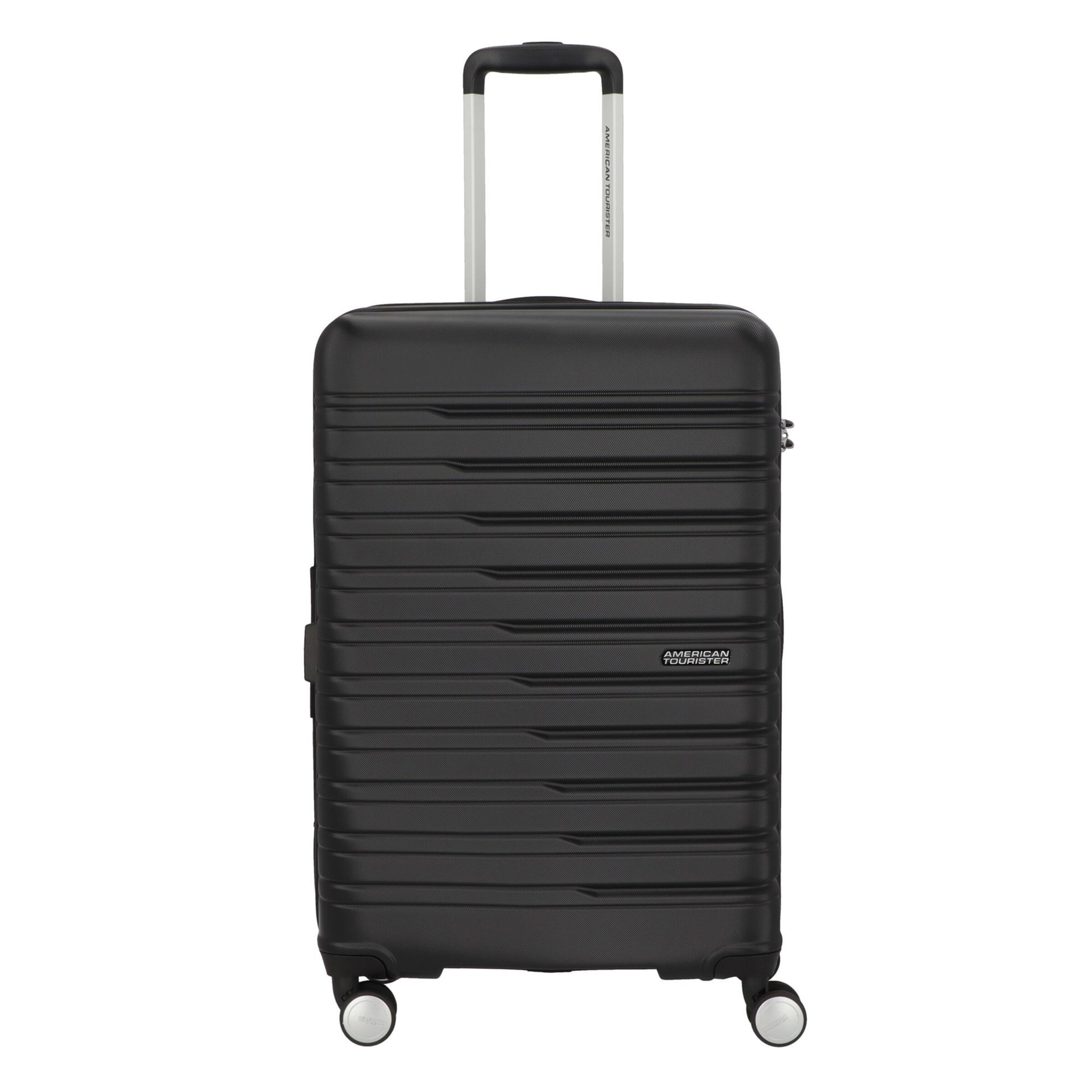 American Tourister Trolley 'Flashline' in Zwart: voorkant