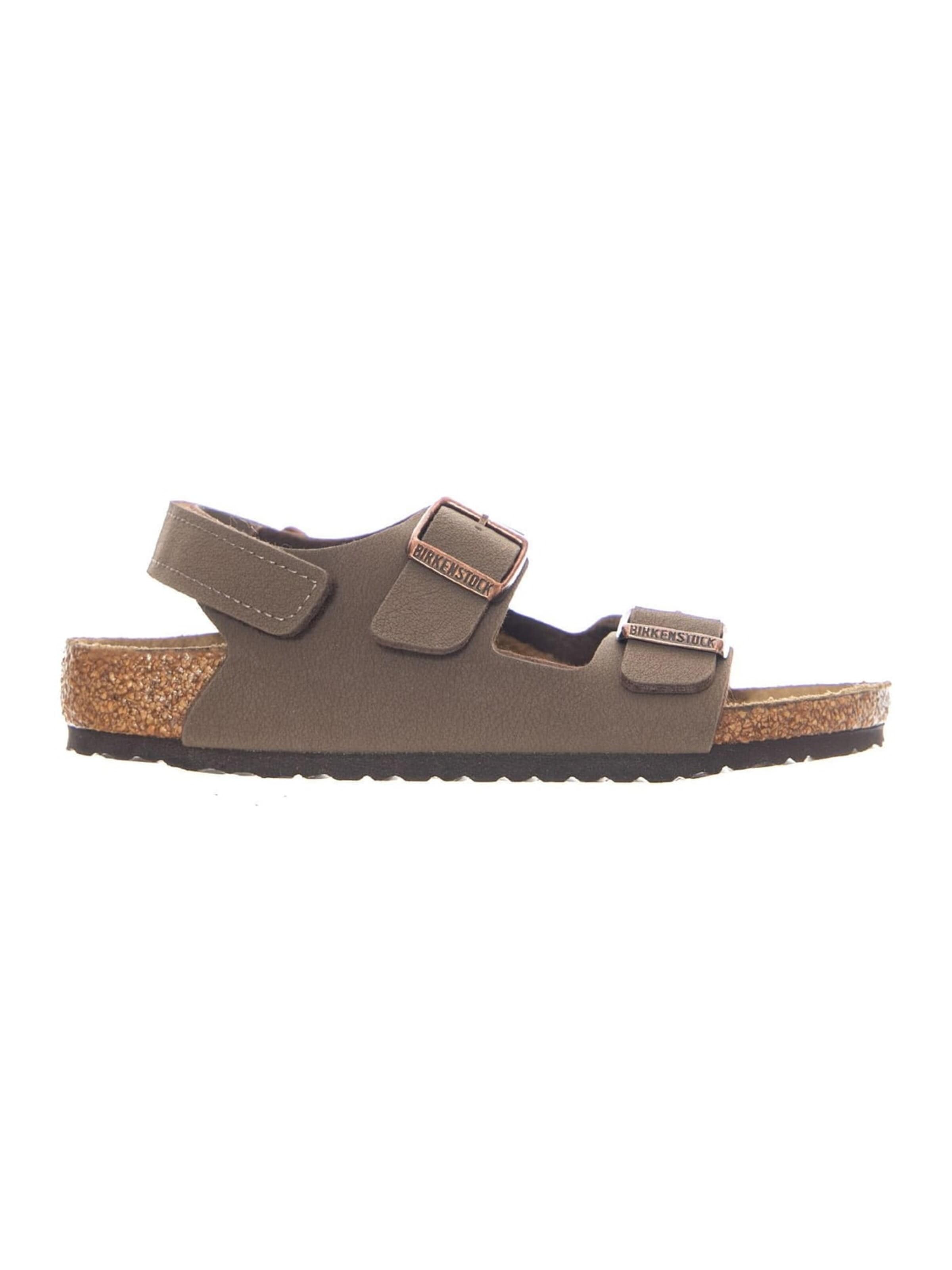 Sandalo 'Milano HL Kids Birkibuc Narrow Fit Mocca' di BIRKENSTOCK in marrone
