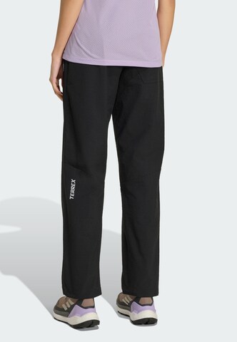 ADIDAS TERREX - regular Pantalón de montaña 'Xperior' en negro