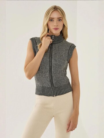 Gilet in maglia di Hiccup in grigio