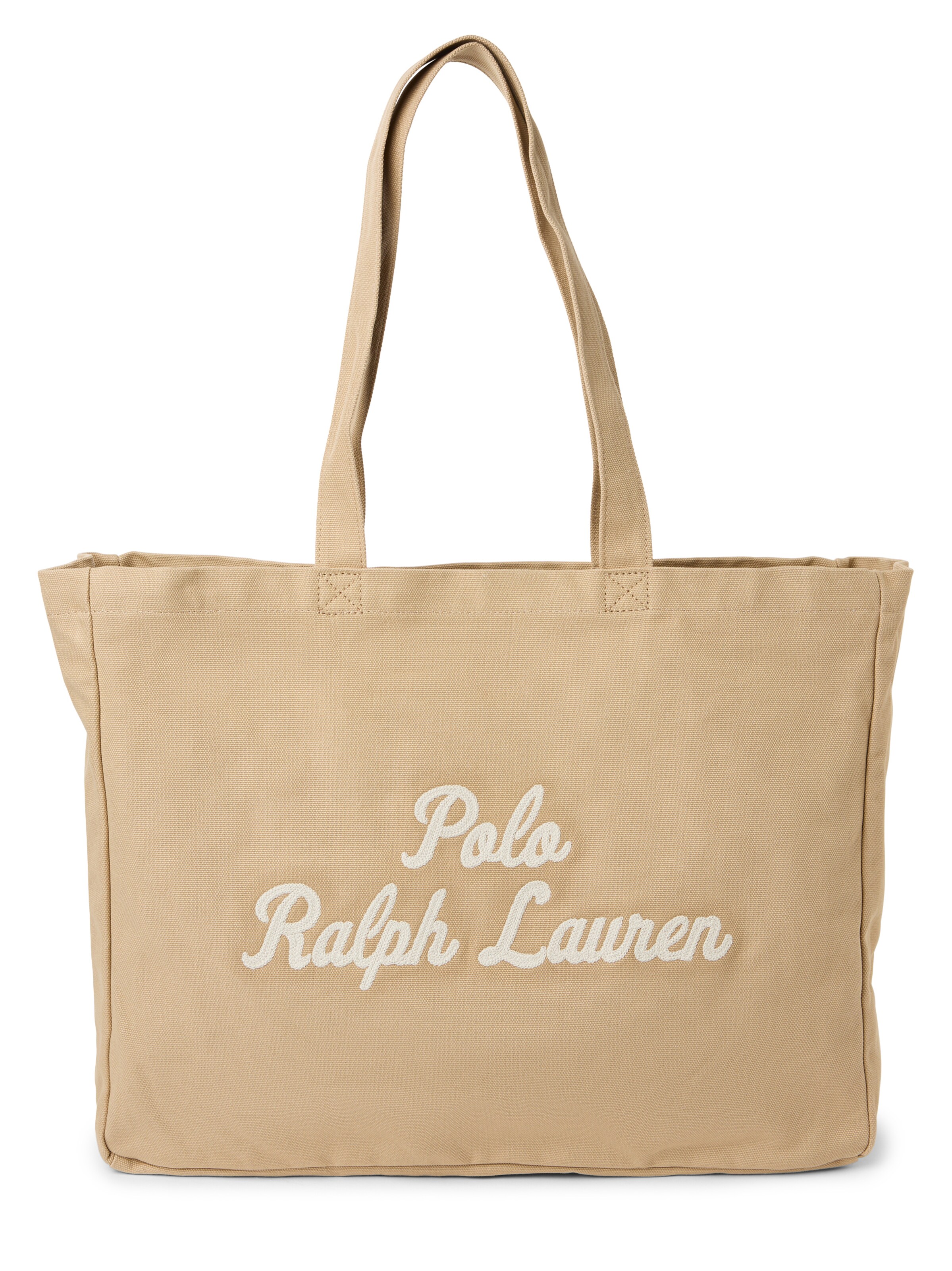 Cabas Polo Ralph Lauren en marron : devant