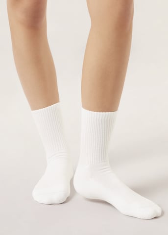 CALZEDONIA Socks in White: front