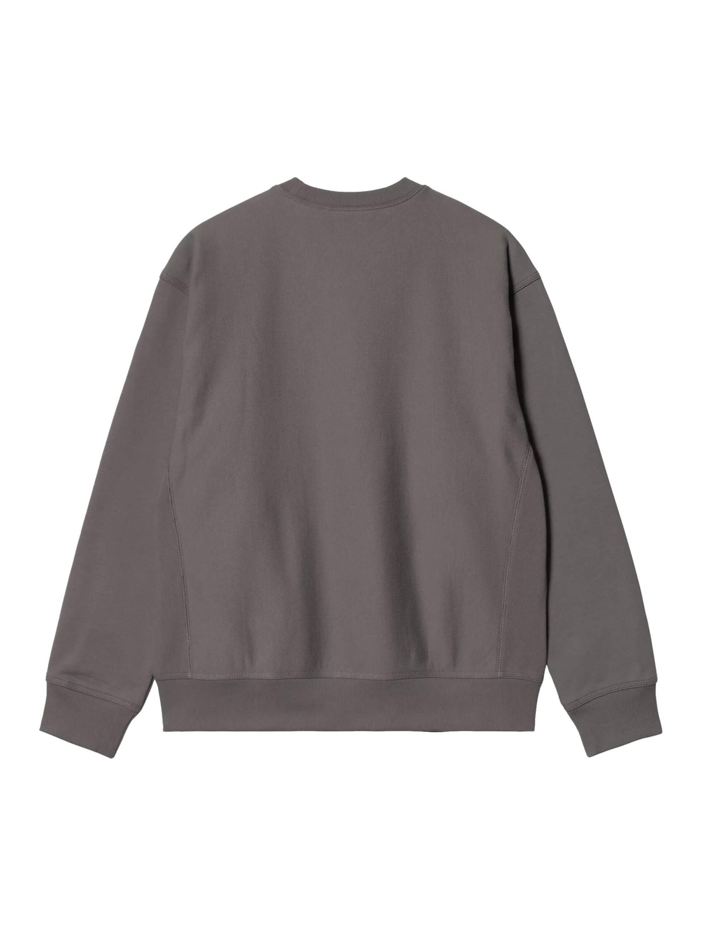Carhartt WIP Pullover 'American Script'‌‌‌‌‌‌‌‌ in Grau