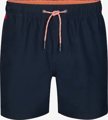 Petrol Industries Zwemshorts 'Trueno' in Blauw: voorkant