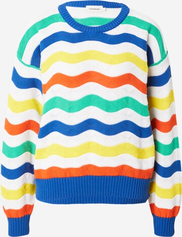 Pullover di Thinking MU in colori misti: frontale