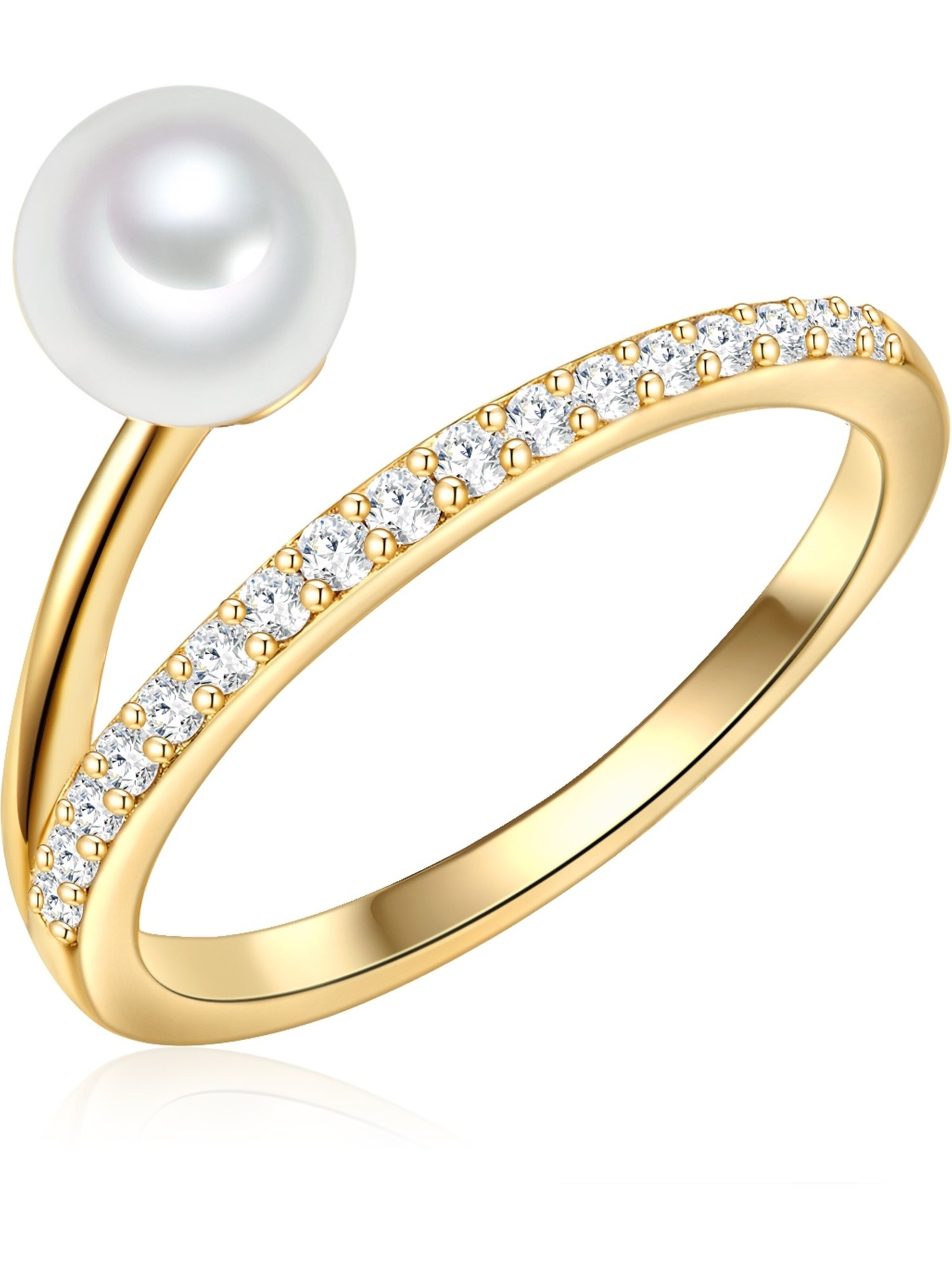 Valero Pearls Ring in Gold: Vorderseite