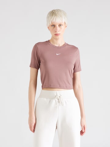Nike Sportswear T-Shirt 'Essential' in Lila: predná strana
