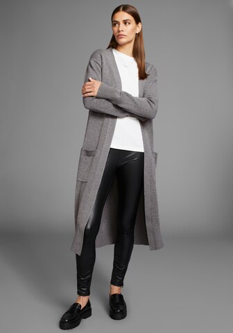 HECHTER PARIS Knit Cardigan 'Paris' in Grey: front