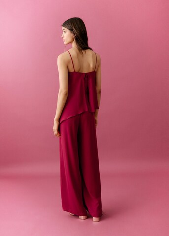 MANGO TEEN Dungarees 'Loto' in Red