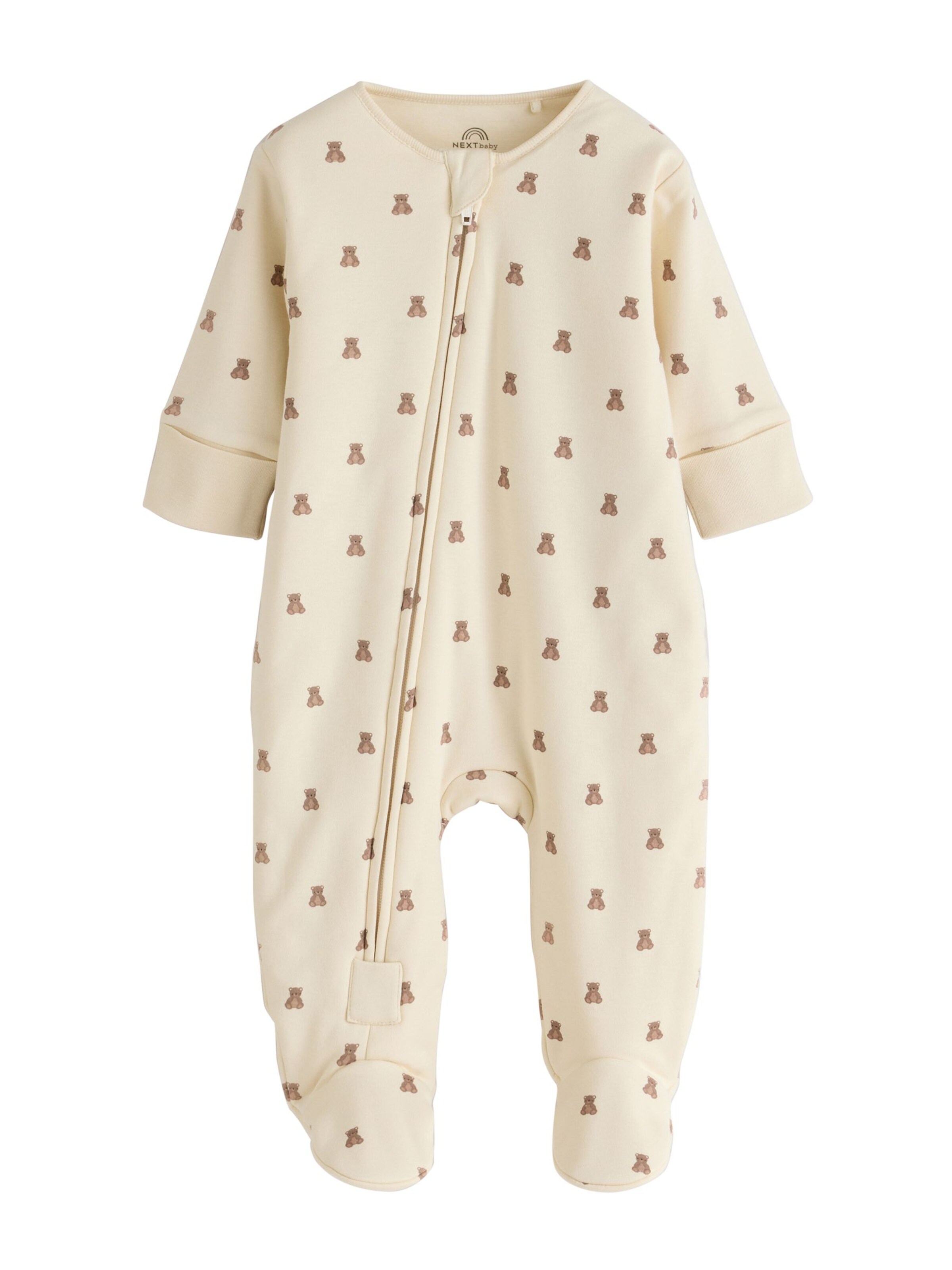 Next Schlafanzug in Beige: Vorderseite