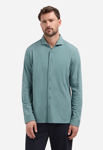 No Excess Regular fit Button Up Shirt in Blue: front