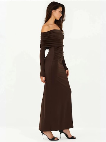 Hiccup Dress 'Maxi' in Brown