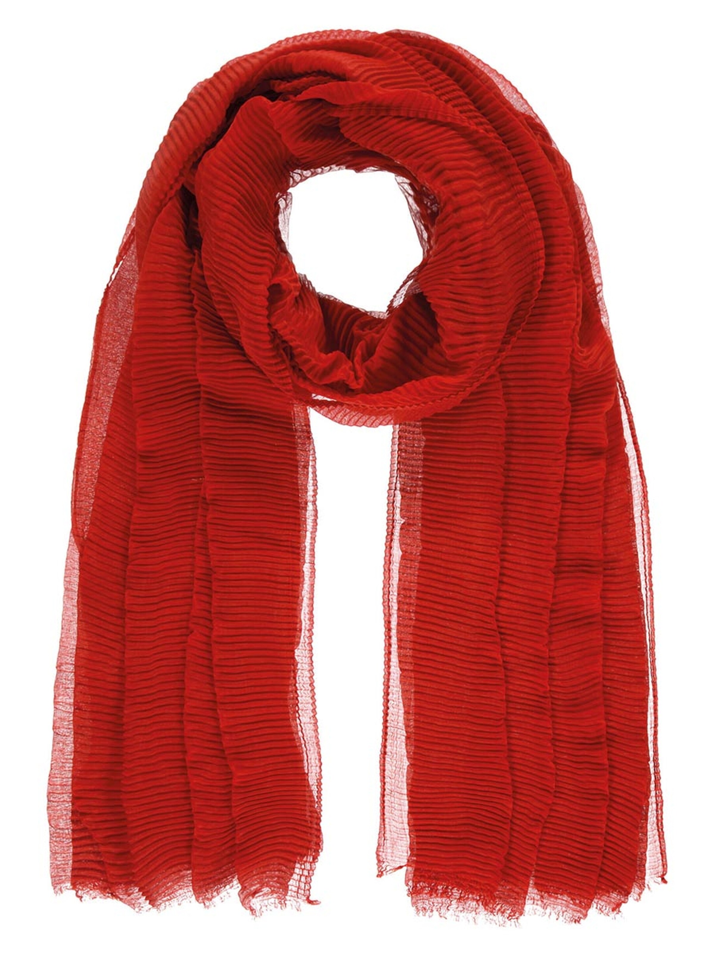 Passigatti Wrap 'Plissee' in Red: front