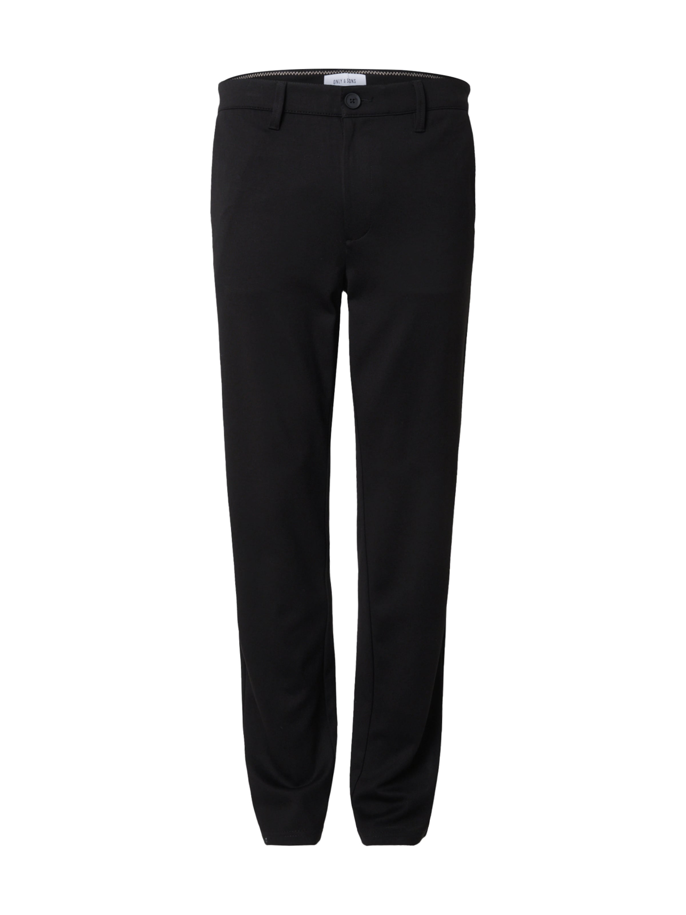 Only & Sons Štandardný strih Chino nohavice 'ONSMark' - Čierna: predná strana