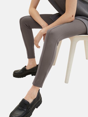 TOM TAILOR - Skinny Leggings em cinzento