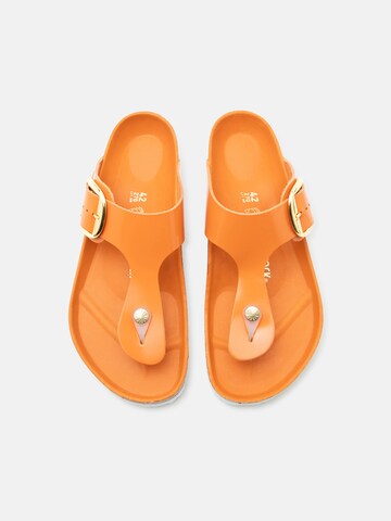 oranžinė BIRKENSTOCK Šlepetės per pirštą 'Gizeh'