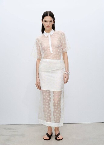 MANGO Bluza 'Dacy' | bela barva