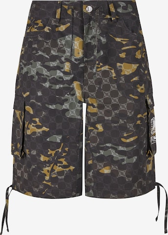 Loosefit Pantalon cargo 'Aether' Pequs en vert : devant